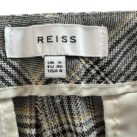 REISS JOANNE PLAID ANKLE TROUSER SIZE 4 - Picture 11 of 16